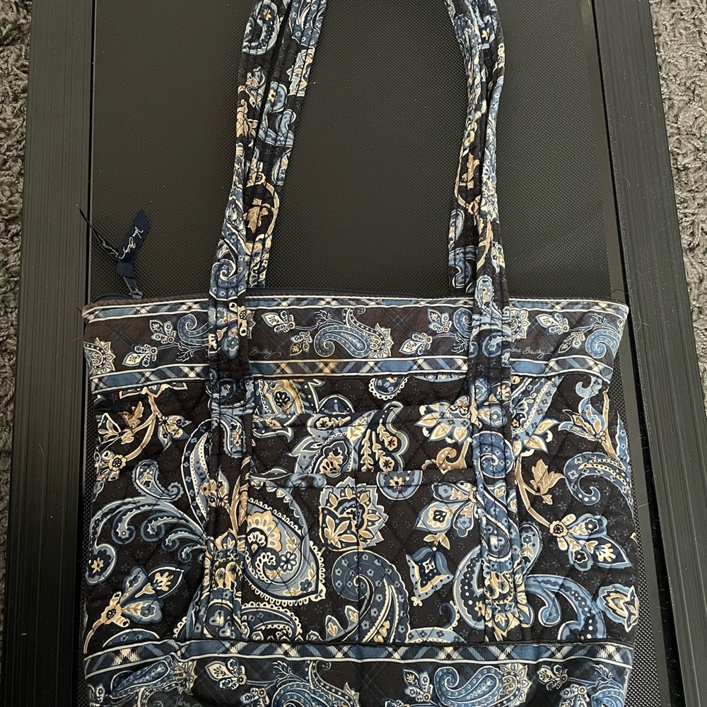 Vera Bradley Blue and Green Floral Tote